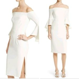 Milly Italian Cady Selena Slit Dress New Sz 6